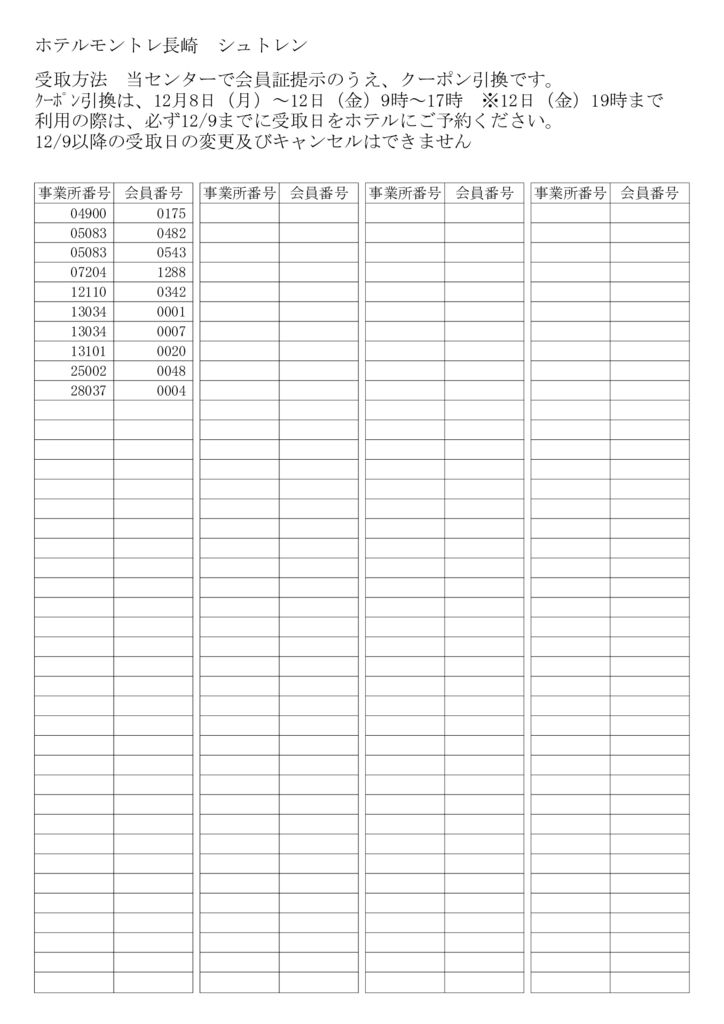 ホテルモントレ長崎シュトレンのサムネイル
