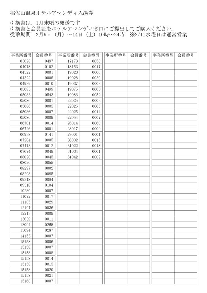 稲佐山温泉ホテルアマンディ入湯券のサムネイル